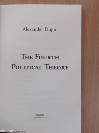 The Fourth Political Theory