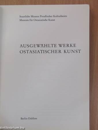 Ausgewählte Werke Ostasiatischer Kunst