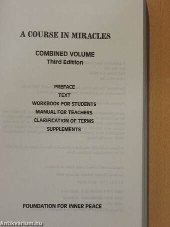 A Course in Miracles