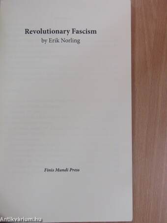 Revolutionary Fascism