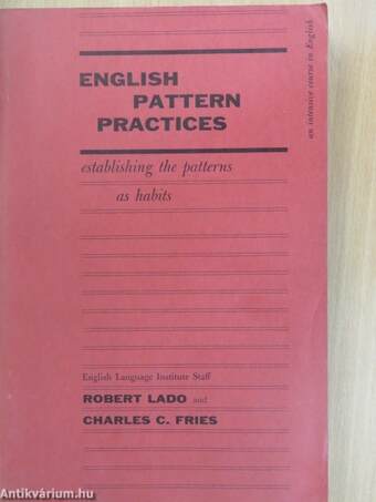 English Pattern Practices