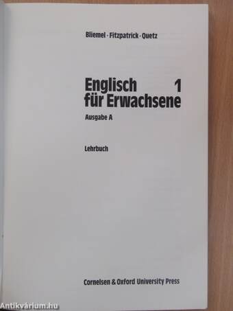 Englisch für Erwachsene 1.