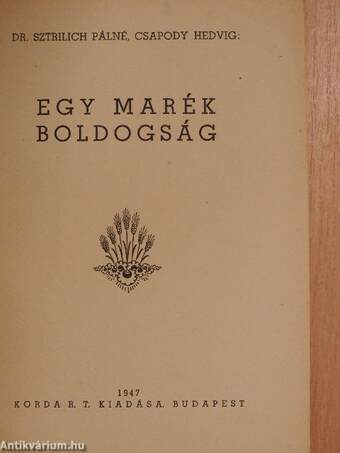 Egy marék boldogság