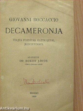 Giovanni Boccaccio Decameronja