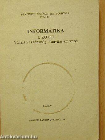 Informatika I.