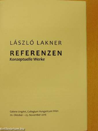 László Lakner - Referenzen