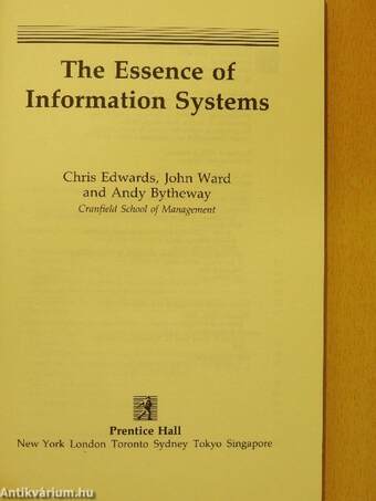 The Essence of Information Systems