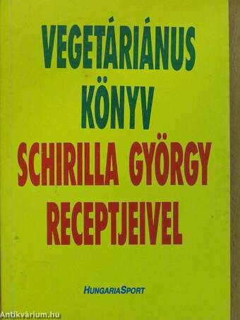 Vegetáriánus könyv (dedikált példány)