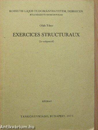 Exercices structuraux (Le subjonctif)
