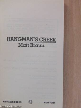 Hangman's Creek