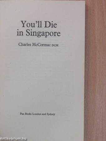 You'll Die in Singapore