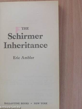 The Schirmer Inheritance