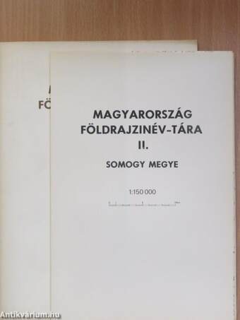 Magyarország földrajzinév-tára II. - Somogy megye