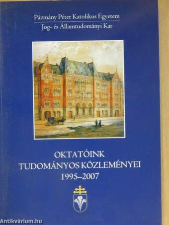 Oktatóink tudományos közleményei 1995-2007