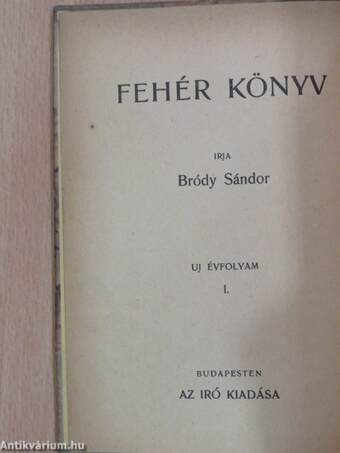 Fehér Könyv 1914. deczember