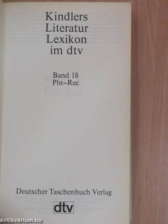 Kindlers Literatur Lexikon 18 (töredék)