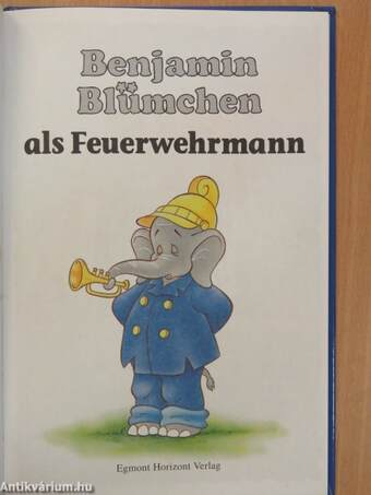 Benjamin Blümchen als Feuerwehrmann