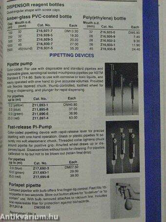 Aldrich Catalogue Handbook on Fine Chemicals 1990-1991