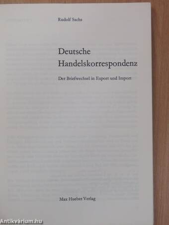 Deutsche Handelskorrespondenz