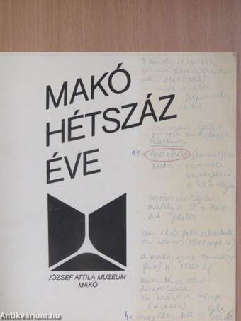 Makó hétszáz éve