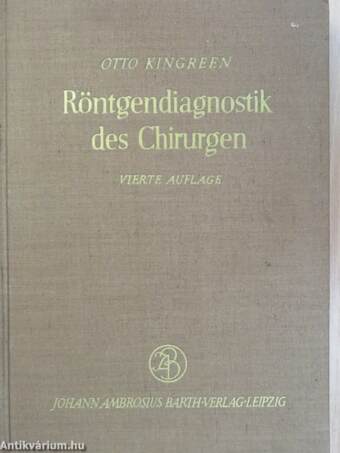 Röntgendiagnostik des Chirurgen