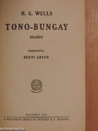 Tono-Bungay