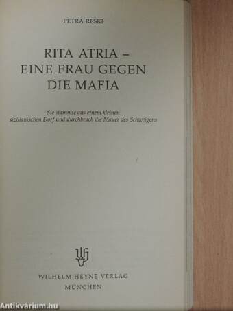 Rita Atria - eine Frau gegen die Mafia