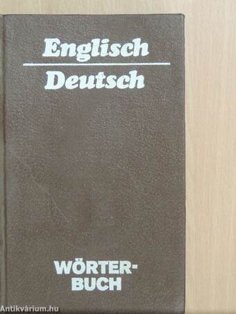 Wörterbuch Englisch-Deutsch