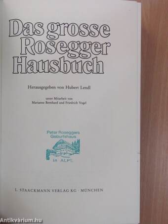 Das grosse Rosegger Hausbuch