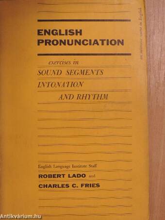English Pronunciation Exercises in Sound Segments Intonation, and Rhythm