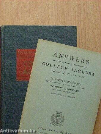 College algebra/Answers to even-numbered problems in college algebra