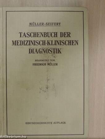 Taschenbuch der Medizinisch-Klinischen Diagnostik