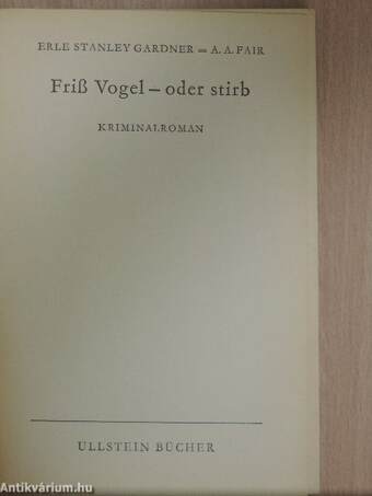 Friß Vogel - oder stirb