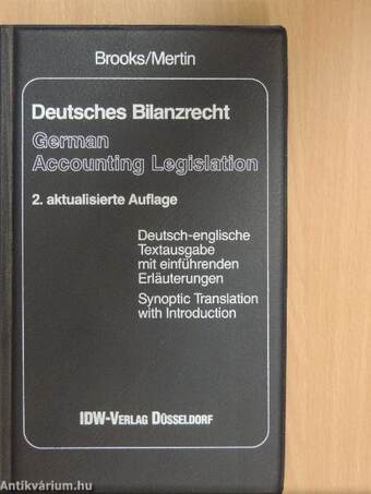 Deutsches Bilanzrecht/German Accounting Legislation