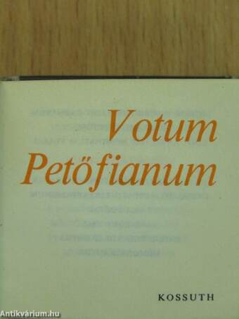 Votum Petőfianum (minikönyv)