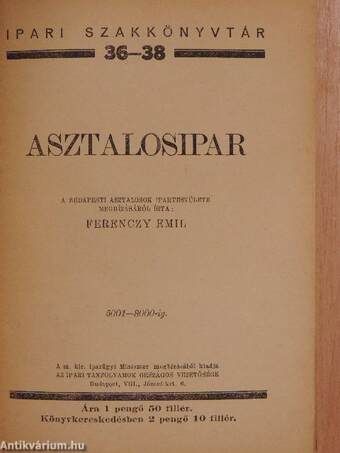 Asztalosipar