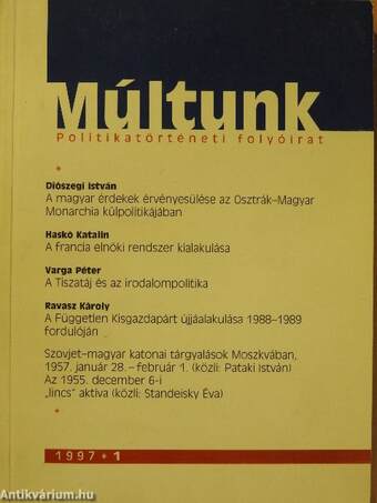 Múltunk 1997/1.