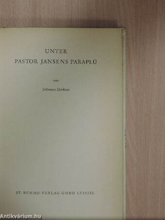 Unter Pastor Jansens Paraplü