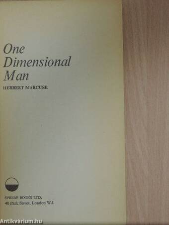 One Dimensional Man