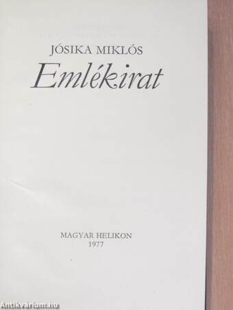 Emlékirat