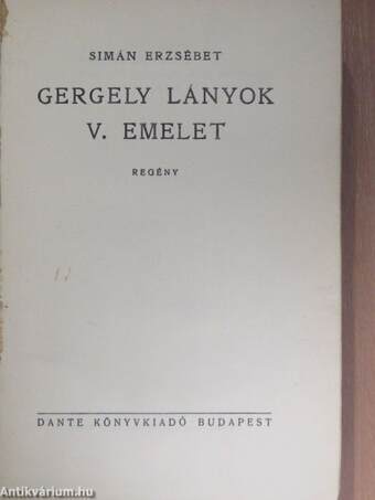 Gergely lányok V. emelet