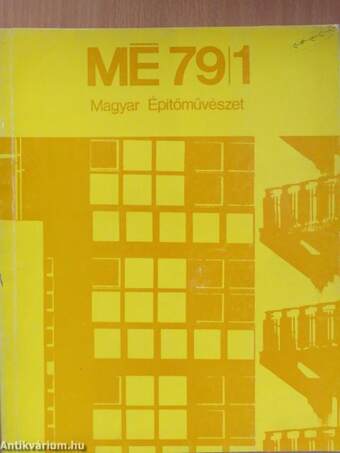 Magyar Építőművészet 1979/1-6.