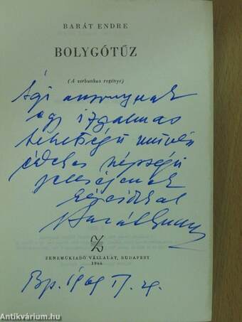 Bolygótűz (dedikált példány)