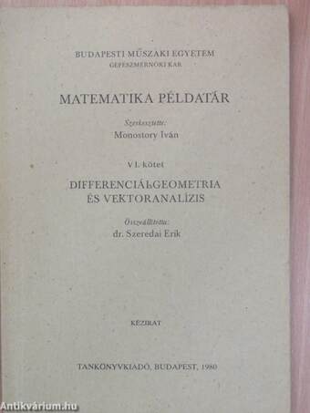 Matematika példatár VI.