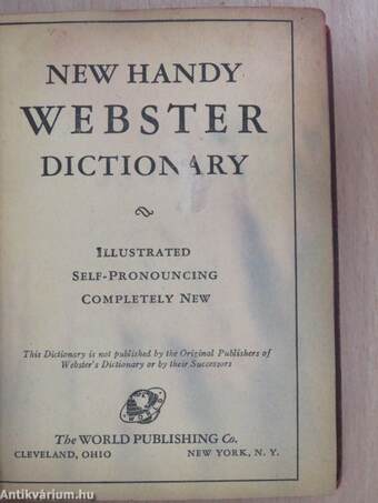 New Handy Webster Dictionary