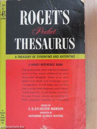 Roget's Pocket Thesaurus