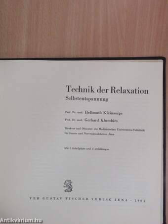 Technik der Relaxation - Lemezzel