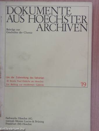 Dokumente aus hoechster Archiven 19.