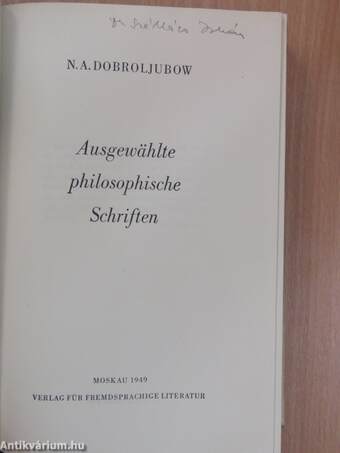 Ausgewählte philosophische Schriften