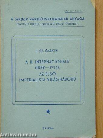 A II. Internacionále (1889-1914)